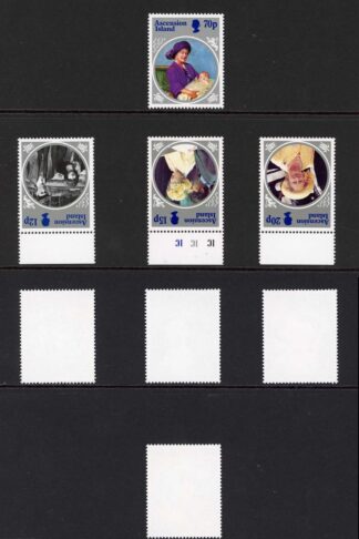 Ascension SG376/79 inc Wmk INVERTED Set U/M Cat 44 pounds