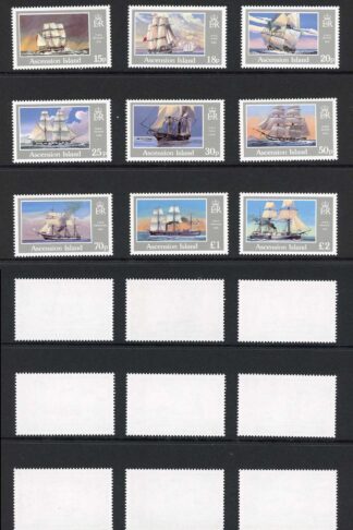 Ascension SG409/23 1986 Set of 15 Ships U/M Cat 12.50 pounds