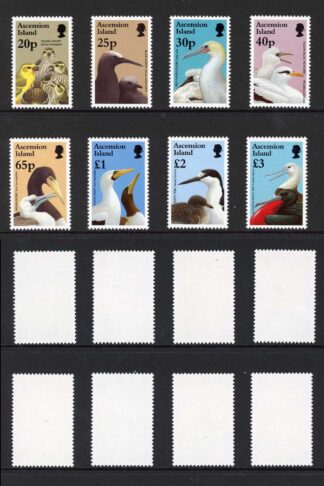 Ascension SG676/94 1996 set of 16 Birds U/M Cat 38 pounds