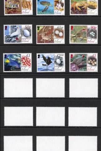Ascension SG987/98 2008 Set of 12 U/M Cat 20 pounds