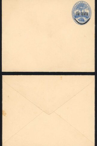Seychelles HG6 6c on 15c Envelope Very fine