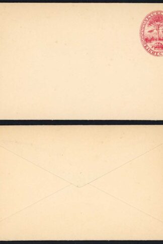 Seychelles HG1a 8c carmine envelope Mint