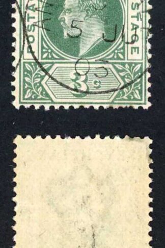 Seychelles SG47 3c with Anse Royale CDS