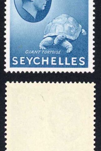 Seychelles SG142a 30c Blue Chalky Paper U/M Cat 50 pounds