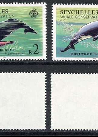 Seychelles SG601/3 1984 Whale set U/M Cat 12 pounds