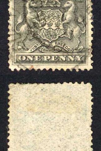 Rhodesia SG1 1d Black used Cat 4.25 pounds