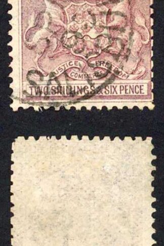 Rhodesia SG7 2/6 Lilac CDS used Cat 60 pounds