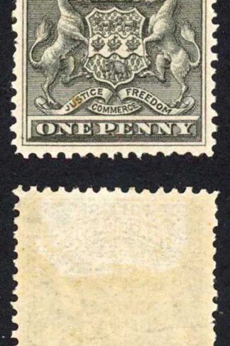 Rhodesia SG1 1d Black M/M Cat 19 pounds