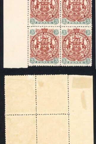 Rhodesia SG69 3d Block of Four (2 x U/M) Cat 56++ pounds