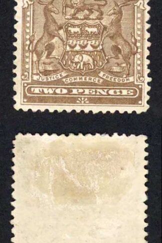 Rhodesia SG79 2d Brown M/M (hinge remainder) Cat 16 pounds