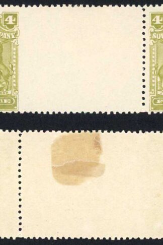 Rhodesia SG82 4d olive Gutter Pair