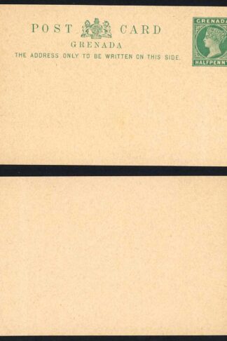 Grenada HG 5 QV 1/2d Postcard Mint