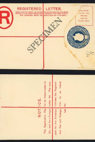 Grenada HG7 3d registered envelope opt Specimen