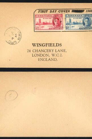 Grenada 1946 Victory set NOT a First Day Cover
