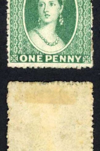 Grenada SG4 1d Green Wmk Star M/M Cat 110 pounds