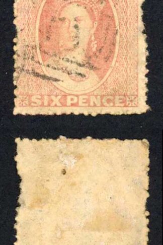 Grenada SG6 6d Rose Small Star wmk Cat 15 pounds