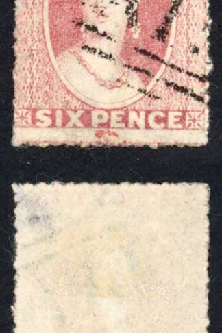 Grenada SG6 6d Rose Small Star wmk Cat 15 pounds
