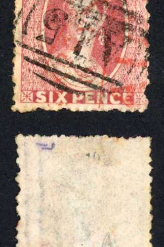 Grenada SG6 6d Rose Small Star wmk Cat 15 pounds