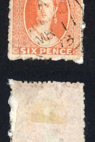 Grenada SG7 6d Orange-red Small Star wmk Cat 16 pounds