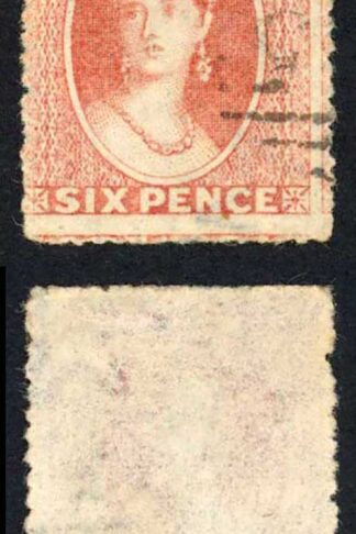 Grenada SG6 6d Rose Small Star wmk Cat 15 pounds