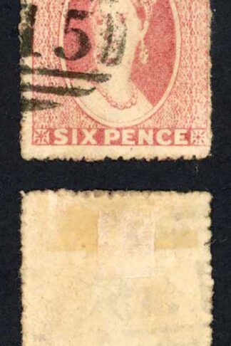 Grenada SG6 6d Rose Small Star wmk Cat 15 pounds