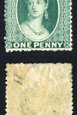 Grenada SG11 1d Blue-green Wmk Large Star wmk Sideways M/M Cat 120 pounds