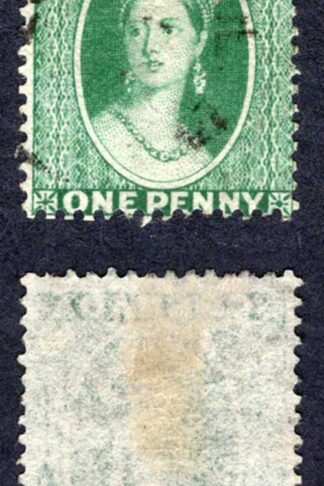 Grenada SG14 1d green wmk Large Crown Upright Perf 14 Cat 9 pounds