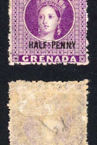 Grenada SG21 1/2d Deep Mauve Wmk Large Star sideways M/M Cat 17 pounds