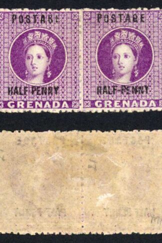 Grenada SG21 1/2d Deep Mauve Wmk Large Star sideways M/M Cat 34 pounds