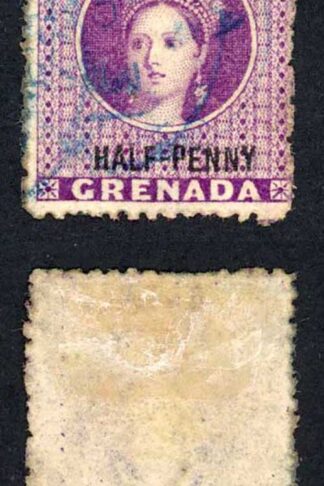 Grenada SG21 1/2d Deep Mauve Wmk Large Star sideways OSTAGE Cat 140 pounds