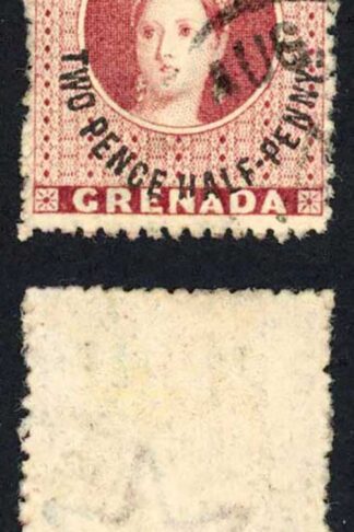 Grenada SG24 2 1/2d Rose-lake Wmk Broad-pointed Star Cat 60 pounds