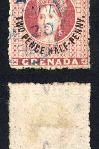 Grenada SG24 2 1/2d Rose-lake Wmk Broad-pointed Star Cat 60 pounds