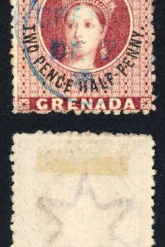 Grenada SG24 2 1/2d Rose-lake Wmk Broad-pointed Star Cat 60 pounds