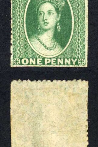 Grenada SG2 1d Green no wmk M/M Cat 70 pounds