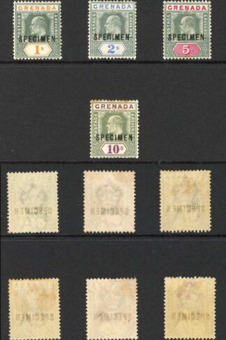 Grenada SG57/66 Set of 10 opt Specimen Cat 200 pounds