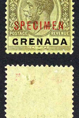 Grenada SG98 1/- opt Specimen M/M