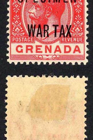 Grenada SG111 1d opt Specimen M/M Cat 45 pounds