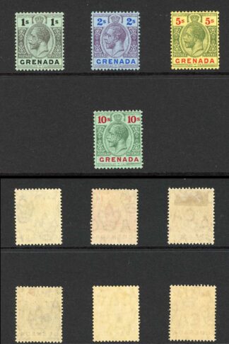 Grenada SG90/101 Set of 10 wmk Mult CA M/M Cat 110 pounds