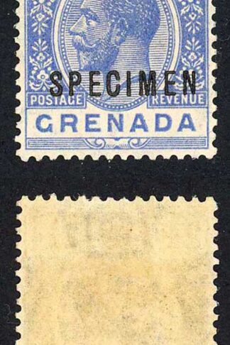 Grenada SG119s 2 1/2d Bright Blue wmk Mult Script opt Specimen M/M