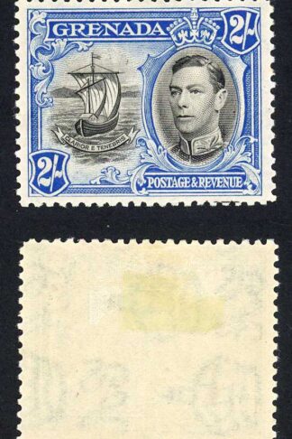 Grenada SG161 2/- Perf 12.5 M/M Cat 48 pounds