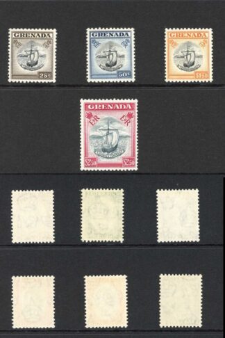 Grenada SG192/204 1953 Set of 12 U/M (25c is M/M) Cat 65 pounds