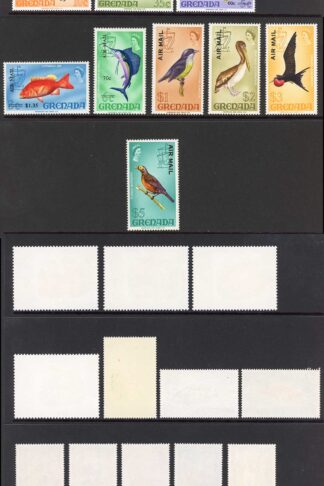 Grenada SG501/21 1972 Air set of 21 U/M Cat 55 pounds