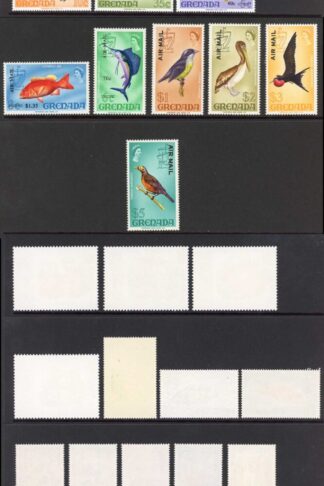 Grenada SG501/21 1972 Air set of 21 U/M Cat 55 pounds
