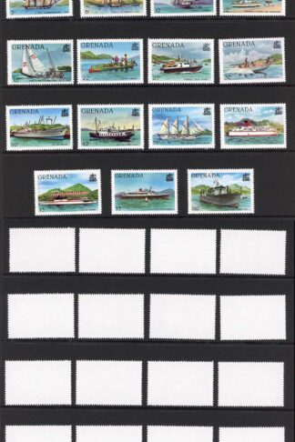 Grenada SG1081A/99A set of 19 no imprint U/M Cat 25 pounds