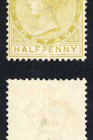 Dominica SG4 1/2d Olive-yellow Wmk CC Perf 14 M/M Cat 20 pounds