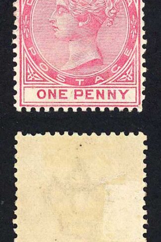Dominica SG22 1d Rose Wmk CA M/M Cat 17 pounds