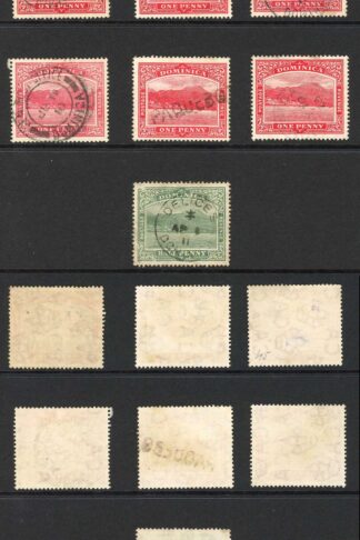 Dominica Small selection of postmarks (7)