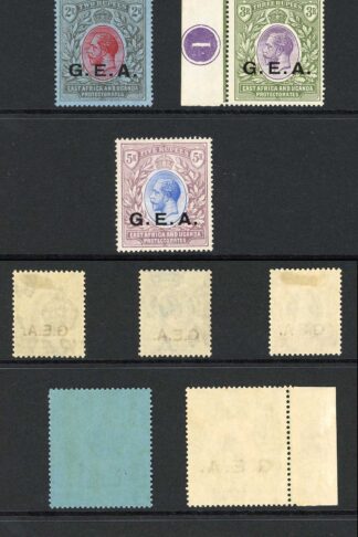 GEA SG63/68 Wmk Script Set of 6 Fine M/M Cat 375 pounds