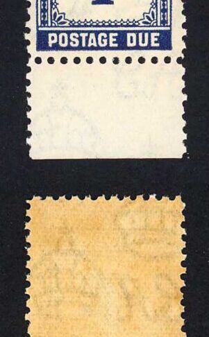 Solomon Is SGD4 4d Blue Post Due 3 x U/M (toned) Cat 44 pounds