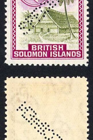 Solomon Is SG72s 10/- Perf SPECIMEN M/M